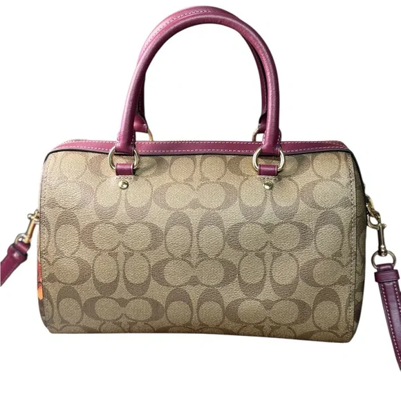 Coach Rowan Rose Signature Crossbody Satchel Set with Wallets (3 Piece Set) - Picture 6 of 15